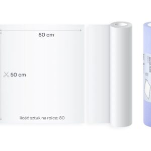 Podkład podfoliowany UNIVEL PLUS 2x bibuła 1x folia 50cm x 50m Fioletowy